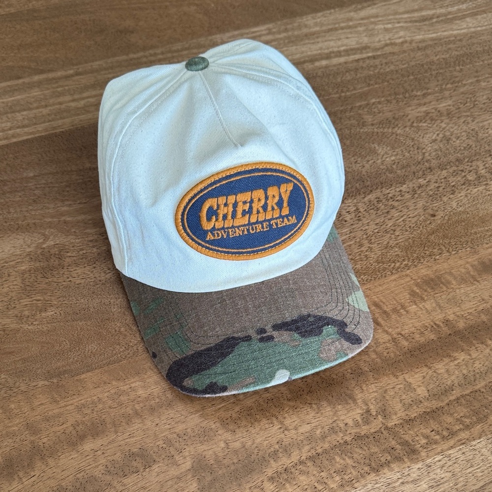Cherry Adventure Team Cap with Camo Brim